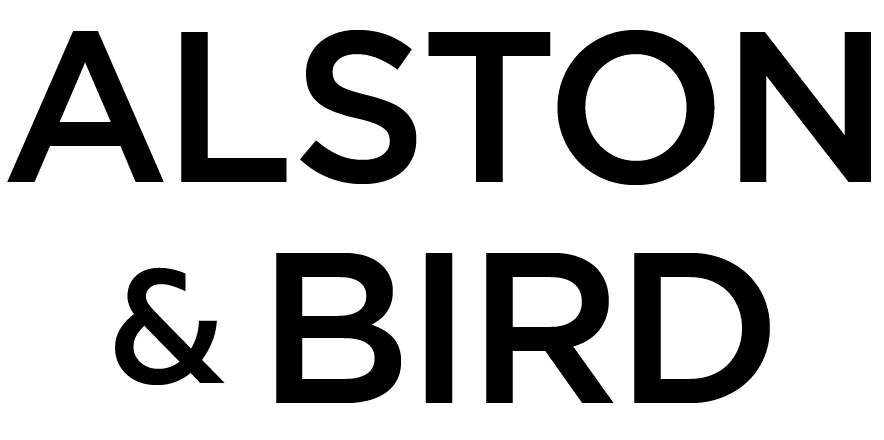 A&B stacked logo – black